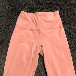 Baby pink tummy control leggings